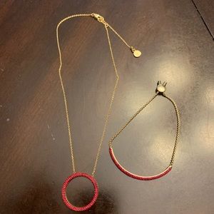 Necklace and bracelet set